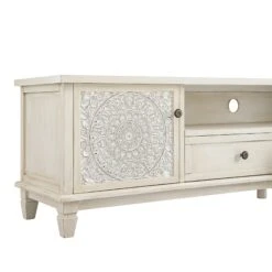 Chantilly Whitewashed 200cm Wide TV Unit -Daals XXTV 055 WHITEWASH detail1